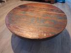 Ronde vintagetafel te koop!, Huis en Inrichting, Ophalen, 50 tot 100 cm, Rond, 50 tot 100 cm