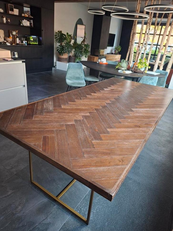 Dutchbone class eettafel 240x110 cm, Huis en Inrichting, Tafels | Eettafels, Gebruikt, 100 tot 150 cm, 200 cm of meer, Vijf personen of meer