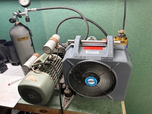 Bauer utilus compressor (junior), Watersport en Boten, Duiken, Zo goed als nieuw, Duikpak, Ophalen