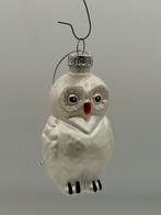 Retro kerstbak glazen uil, Diversen, Kerst, Ophalen of Verzenden, Gebruikt