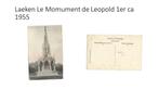 Laeken Le Momument de Leopold 1er ca 1955, Ophalen of Verzenden, 1940 tot 1960, Ongelopen