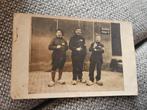 Soldaten oude fotokaart, Verzamelen, Ansichtkaarten | Themakaarten, Ophalen of Verzenden, Voor 1920