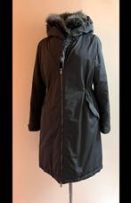 Maxmara MaxMara 38/40 puffer donsjas met capuchon grijs, Verzenden, Zo goed als nieuw, Maat 38/40 (M), Grijs