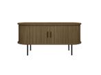 by fonQ basic Panel Tv-meubel 120 cm Walnoot | Van €299, nu, Byfonq, Byfonq, Nieuw, Ophalen of Verzenden