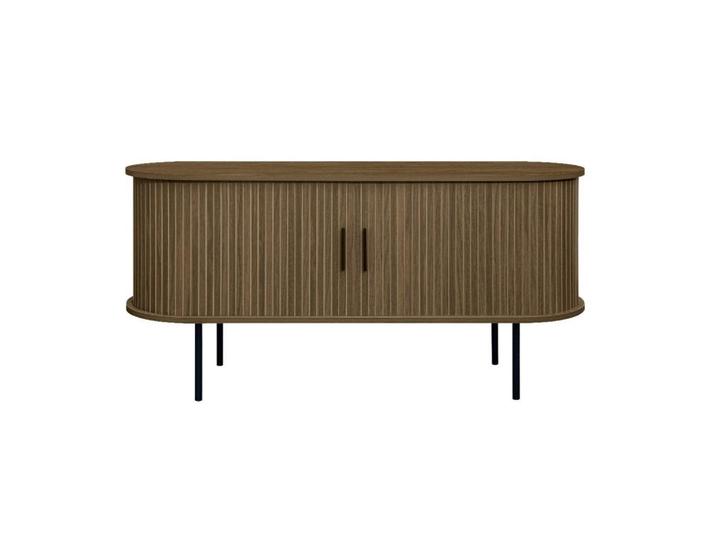 by fonQ basic Panel Tv-meubel 120 cm Walnoot | Van €299, nu, Huis en Inrichting, Kasten | Televisiemeubels, Nieuw, Minder dan 100 cm