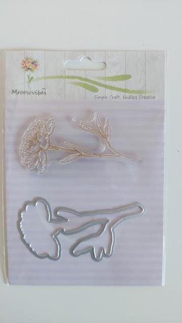 Bloem Stempel & Stans Set - Nieuw beschikbaar voor biedingen