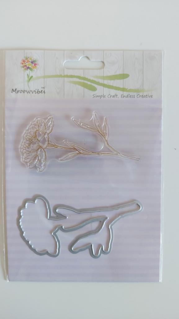 Bloem Stempel & Stans Set - Nieuw, Hobby en Vrije tijd, Stempelen, Verzenden