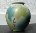 Bay Keramik vaas 880 14 vintage West-Germany bolvaas spritz, Gebruikt, Aardewerk of Porselein, Ophalen of Verzenden, Minder dan 50 cm