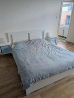 Songesand bed 160x200 + matras en lattenbodem, Huis en Inrichting, Ophalen, Wit, Tweepersoons, 200 cm