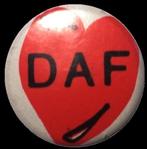 D.A.F. button, Verzamelen, Speldjes, Pins en Buttons, Verzenden, Zo goed als nieuw, Transport, Button