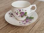 Mooie Vintage kop en schotel Rose of England Fine Bone China, Huis en Inrichting, Keuken | Servies, Verzenden, Zo goed als nieuw