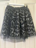 Zwart rokje met stoere print maat 170, Meisje, Ophalen of Verzenden, Zo goed als nieuw, Jurk of Rok