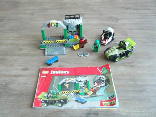 lego juniors tmnt 10669 turtle lair (2014), Kinderen en Baby's, Speelgoed | Duplo en Lego, Gebruikt, Lego, Complete set, Ophalen of Verzenden
