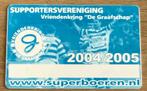 Voetbal kaart / card Vriendenkring De Graafschap 2004 - 2005, Ophalen of Verzenden