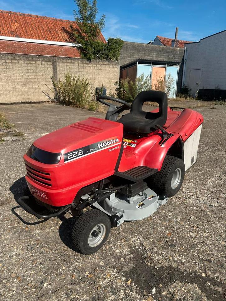 Honda Zitmaaier 2216, Tuin en Terras, Zitmaaiers, Gebruikt, 90 tot 120 cm, Elektrische starter, Opvangzak, Ophalen