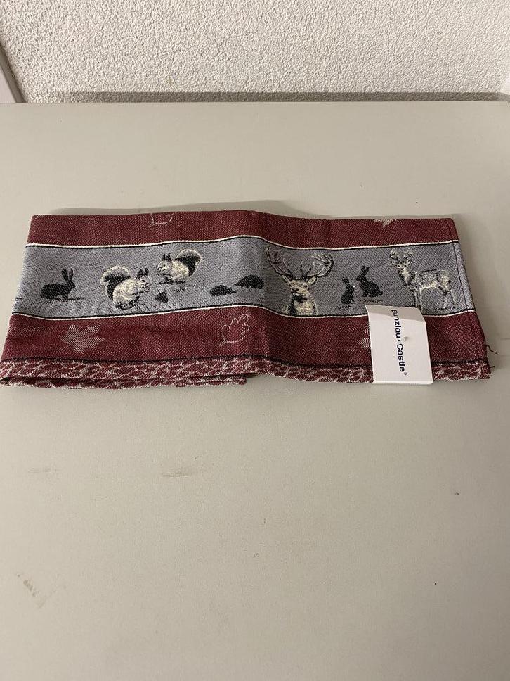 Theedoeken Bosdieren Bunzlau Castle, Huis en Inrichting, Keuken | Textiel, Nieuw, Theedoek of Handdoek, Overige kleuren, Ophalen of Verzenden