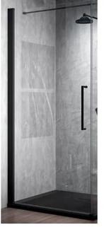 Novellini Young 1B Draaideur Nis 97-101cm - Satin Zwart, Ophalen, Nieuw, Met douche