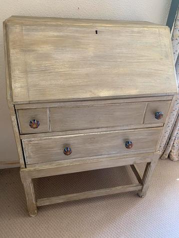 Secretaire grijs geverfd