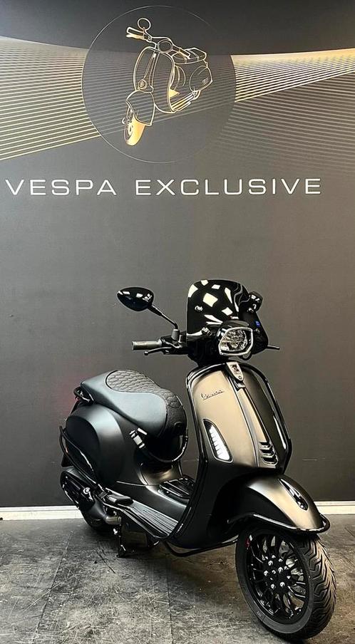 VESPA SPRINT S Vol optie (MAT ZWART)Black detail Special, Fietsen en Brommers, Scooters | Vespa, Nieuw, Vespa S, Ophalen of Verzenden