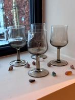 4 vintage wijnglazen Arcoroc France Luminarc rookglas, Ophalen of Verzenden, Zo goed als nieuw, Overige typen