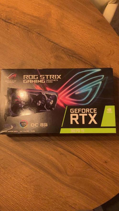 ASUS RTX 3070 Ti 8GB ROG Strix videokaart, Computers en Software, Videokaarten, Zo goed als nieuw, Nvidia, PCI-Express 4.0, GDDR6