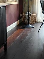 Donkere eikenhouten vloer [Gecarboniseerd!] [NIEUW] +20m2, Nieuw, 10 m² of meer, 10 tot 30 cm, Hout