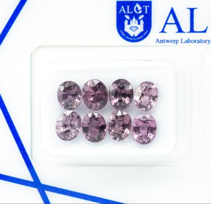 Spinel Edelstenen - Roze tinten - Gecertificeerd, Sieraden, Tassen en Uiterlijk, Edelstenen, Nieuw, Ophalen of Verzenden