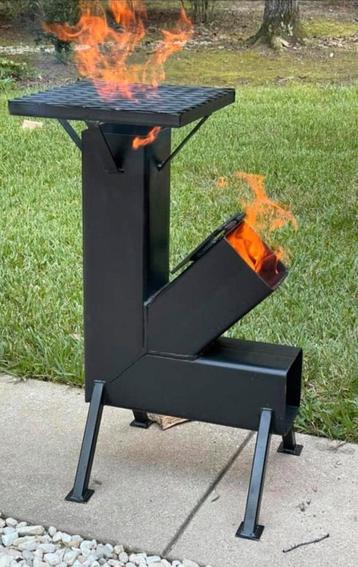 Rocket stove op aanvraag beschikbaar voor biedingen