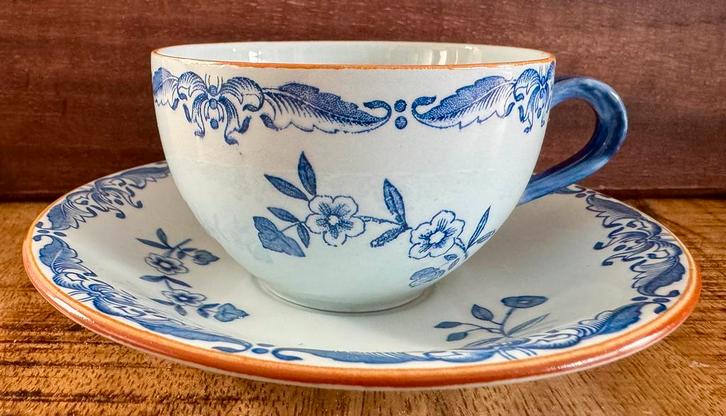 Rörstrand Ostindia koffiekop met schotel. In perfecte staat, Huis en Inrichting, Keuken | Servies, Zo goed als nieuw, Kop(pen) en/of Schotel(s)