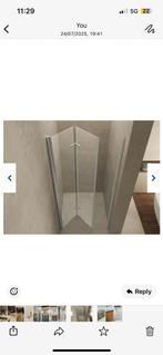 Douchewand vouwdeur, Ophalen, Nieuw, Glas, Douche