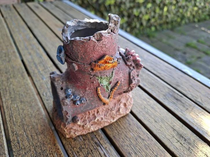 Ornament : Gezonken buis !!, Dieren en Toebehoren, Vissen | Aquaria en Toebehoren, Gebruikt, Sierelement, Ophalen of Verzenden