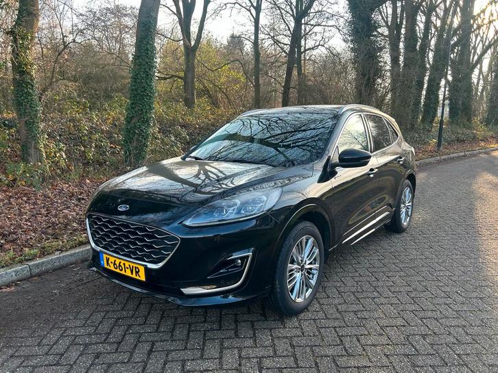 Ford Kuga 1.5 Ecoboost 150pk 2WD 2021 Zwart, Auto's, Ford, Bedrijf, Kuga, Benzine, A, SUV of Terreinwagen, Handgeschakeld, Origineel Nederlands