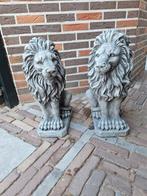 Betonbeelden set leeuwen, Tuin en Terras, Tuinbeelden, Ophalen, Nieuw, Beton, Dierenbeeld