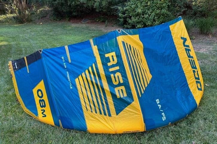 Ocean Rodeo rise 8m 2023, Watersport en Boten, Kitesurfen, Gebruikt, Geen board, Ophalen of Verzenden