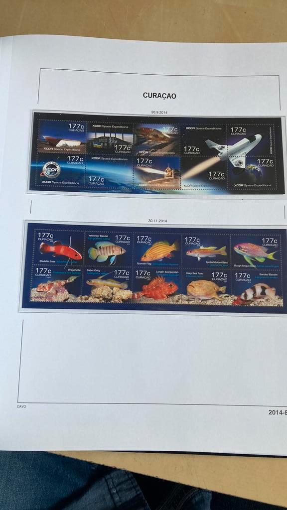 Curaçao 2010 tm 2014 in luxe DAVO, Postzegels en Munten, Postzegels | Nederlandse Antillen en Aruba, Ophalen of Verzenden