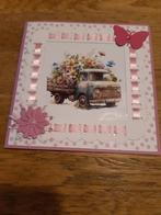 Lint-auto met bloemen(28), Ophalen of Verzenden, Nieuw, Overige thema's