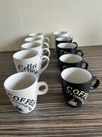 Set van 10 koffiekopjes, Huis en Inrichting, Keuken | Servies, Gebruikt, Keramiek, Ophalen of Verzenden, Overige stijlen