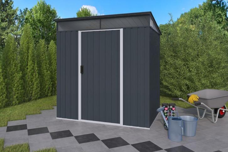 Metalen berging 199148 cm, Tuin en Terras, Bergingen en Tuinkasten, Nieuw, Metaal, Ophalen of Verzenden