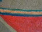 Compositie abstract constructivisme jaren 60/80, Antiek en Kunst, Kunst | Schilderijen | Abstract, Ophalen of Verzenden
