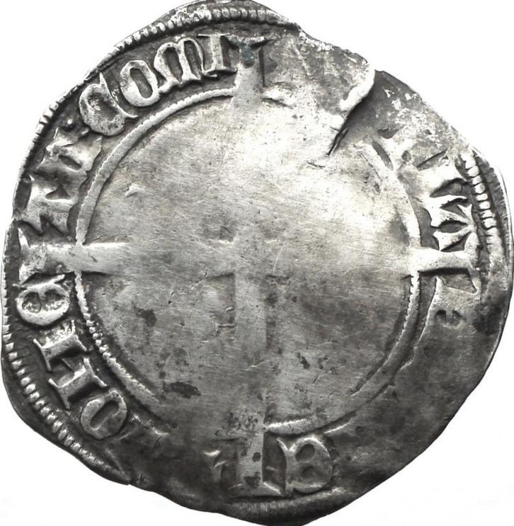 Graafschap Vlaanderen kromstaart z.j. (zilver), Postzegels en Munten, Munten | Nederland, Losse munt, Overige waardes, Vóór koninkrijk