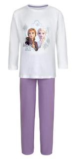 Disney Frozen Pyjama - Lila/ Wit - Maat 110/116 - 122/128, Kinderen en Baby's, Kinderkleding | Maat 122, Nieuw, Meisje, Ophalen of Verzenden