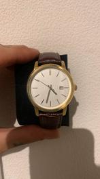 Mooie nette heren horloge, Ophalen of Verzenden, Zo goed als nieuw, Leer, Overige merken