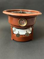 2-Pits Bruin Petroleumstel, Ophalen of Verzenden