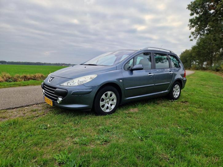 Peugeot 307 SW 1.6 16V XR Break 2007 Grijs, Auto's, Peugeot, Particulier, ABS, Airbags, Airconditioning, Boordcomputer, Centrale vergrendeling