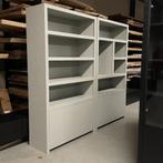 Vakkenkast taupe/grijs **nieuw 220x120cm** hotel de luxe, Ophalen, 200 cm of meer, Eikenhout, Nieuw