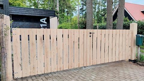 Toegangspoort op maat/ betalen bij ophalen, Tuin en Terras, Tuinpoorten, Nieuw, Draaipoort, Hout, 150 tot 200 cm, 200 cm of meer