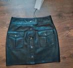 Nieuw leerlook rok Costes, Zwart, Nieuw, Ophalen of Verzenden, Costes