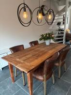 Teakhouten tafel (180x90x78 cm) van Het Posthuys, Ophalen, Gebruikt, Teakhout, 50 tot 100 cm