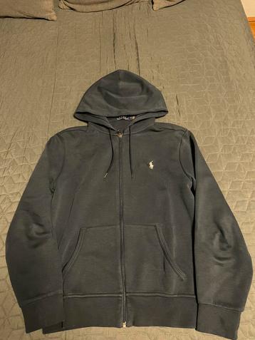 Polo Ralph Lauren hood sweater met rits, navy blue - S beschikbaar voor biedingen