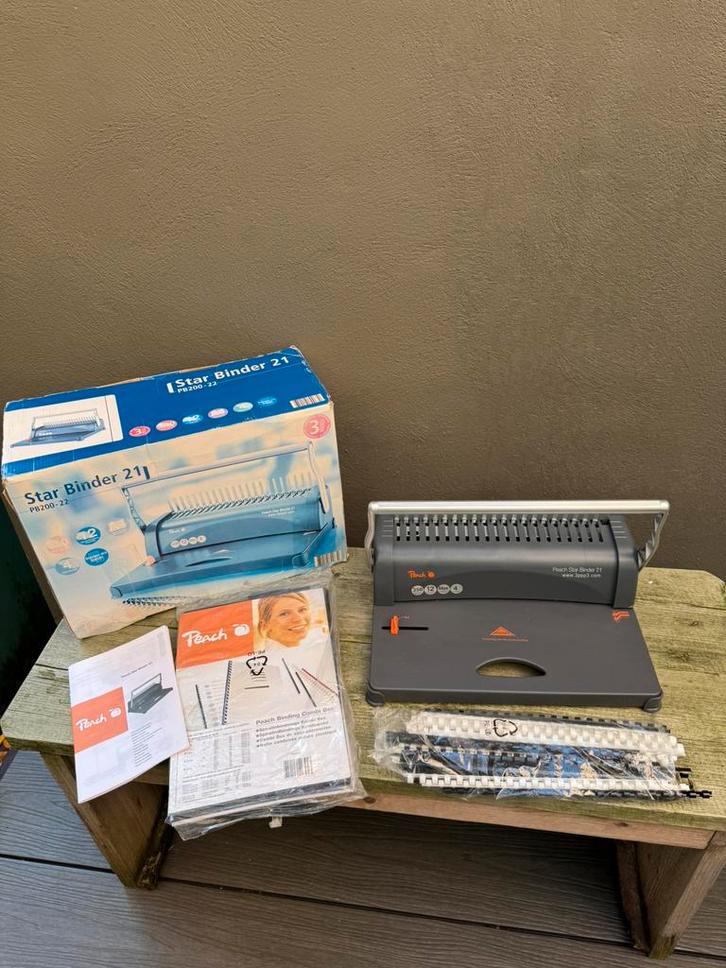 Peach professionele 21-rings inbinder, Diversen, Bureau-accessoires, Zo goed als nieuw, Ophalen